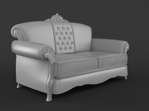 couch barnini oseo 3D 模型