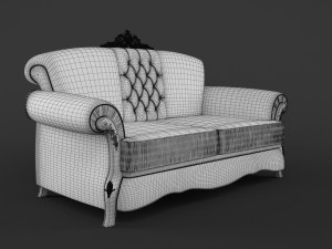 couch barnini oseo 3D 模型
