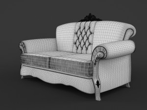 couch barnini oseo 3D 模型