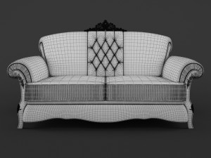 couch barnini oseo 3D 模型