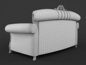 couch barnini oseo 3D 模型