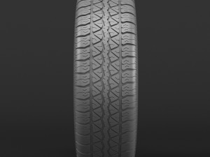 classic wire wheel tire bfg 3D मॉडल