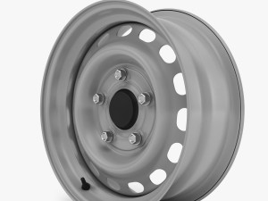 steel wheel rim 3D 모델
