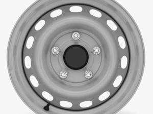 steel wheel rim 3D Model