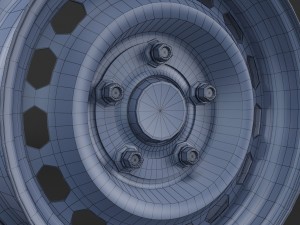 steel wheel rim Modelo 3D