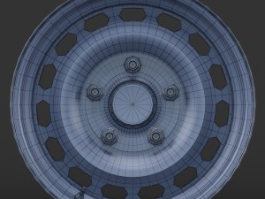 steel wheel rim Modelo 3D