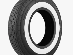 tire american classic 3D Model