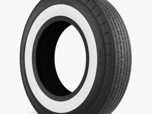 tire american classic Modèle 3D