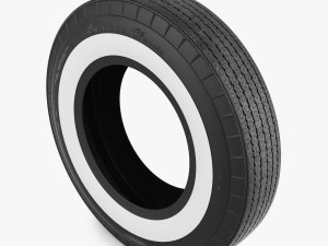 tire american classic Modèle 3D