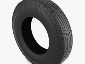 tire american classic Modèle 3D