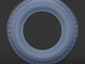 tire american classic Modèle 3D