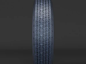 steel wheel tire american classic 3D Model