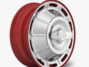 steel wheel rim corvette c1 3D Model