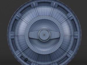 steel wheel rim corvette c1 3D Model