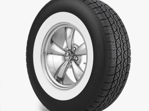 wheel rim and tire bfgoodrich Model 3D