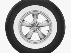 wheel rim and tire bfgoodrich Model 3D