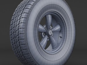 wheel rim and tire bfgoodrich Model 3D