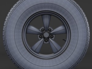 wheel rim and tire bfgoodrich Model 3D