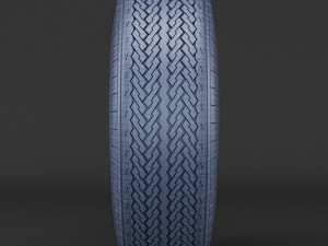 wire wheel tire firestone 3D Модель