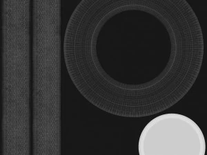 wire wheel tire firestone 3D Model