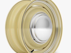 steel wheel rim 3D Модель
