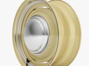steel wheel rim Modelo 3D