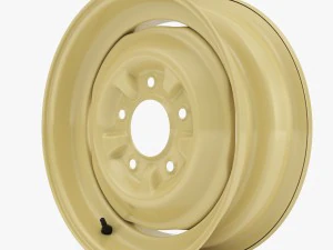 steel wheel rim 3D Model