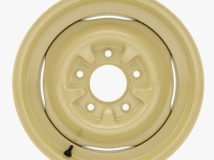steel wheel rim Modelo 3D