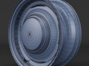 steel wheel rim 3D Model