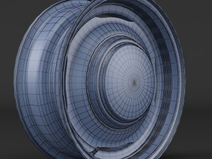 steel wheel rim Modelo 3D