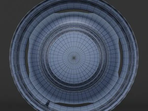steel wheel rim 3D Model