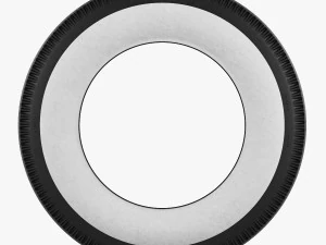 tire garfield zigzag 3D Model