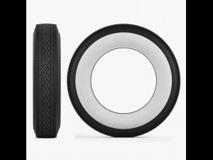 tire garfield zigzag 3D Model
