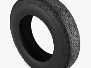 tire garfield zigzag 3D Model