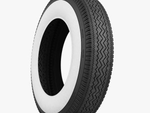 tire garfield zigzag 3D Model
