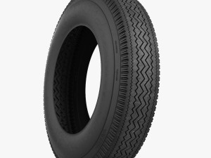 tire garfield zigzag 3D Model