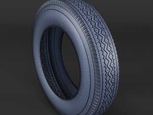 tire garfield zigzag 3D Model