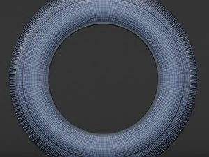 tire garfield zigzag 3D Model