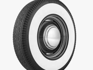steel wheel tire garfield 3Dモデル