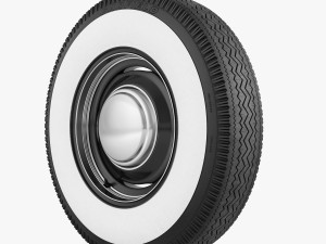 steel wheel tire garfield Modello 3D