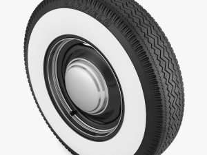 steel wheel tire garfield Modello 3D