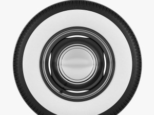steel wheel tire garfield Modello 3D