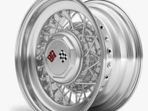 wire wheel rim Modèle 3D