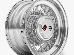 wire wheel rim Modello 3D