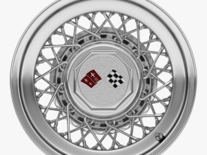 wire wheel rim Modello 3D