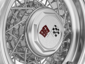 wire wheel rim Modello 3D