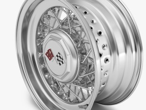 wire wheel rim Modello 3D
