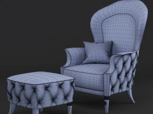 visionnaire alice armchair 3D Model