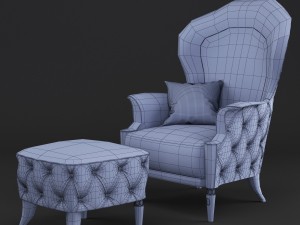 visionnaire alice armchair 3D Model
