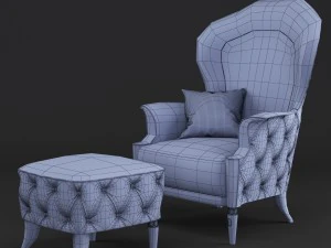 visionnaire alice armchair 3D Model